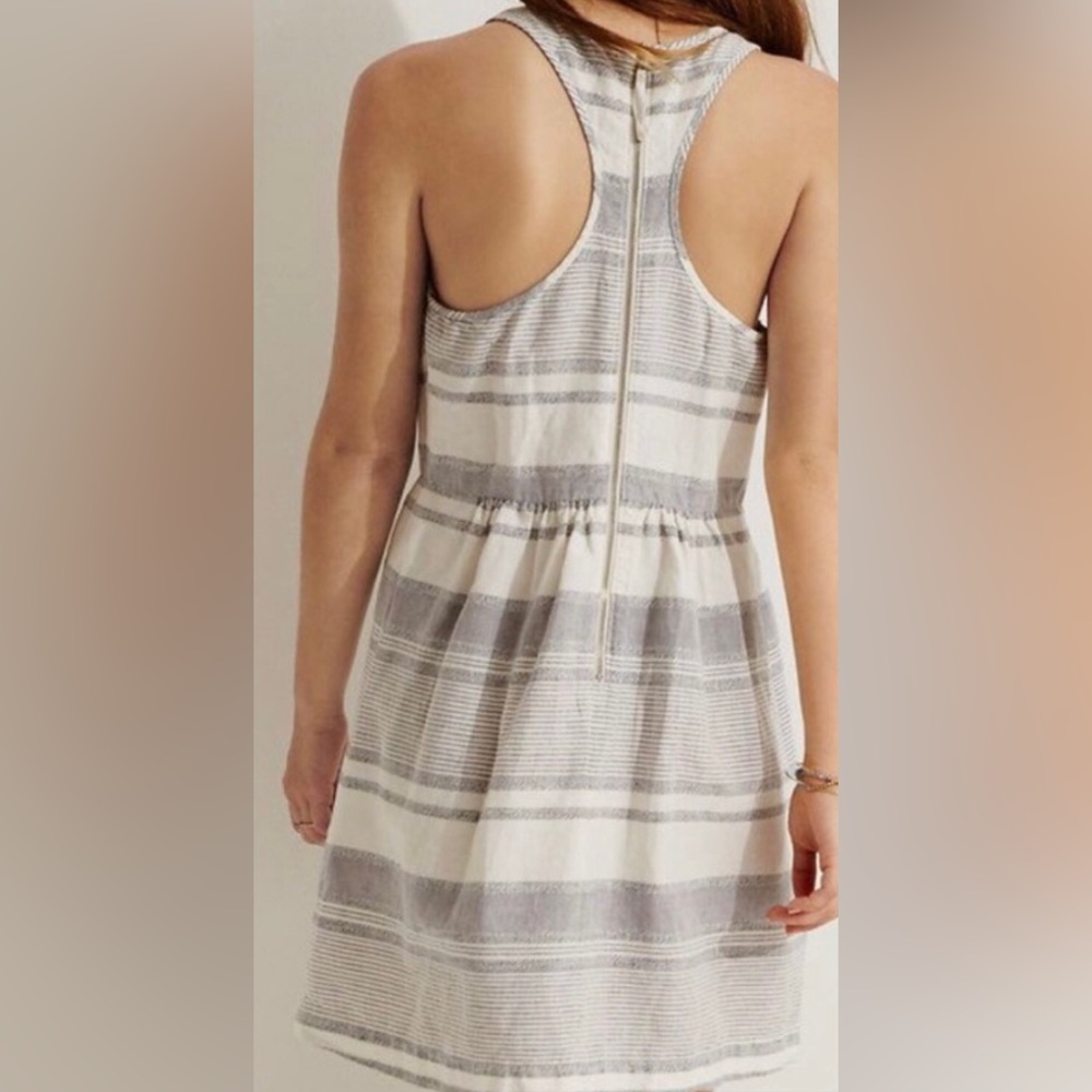 Lou & Grey Striped Dress - Gray and White - Picture 2 of 13